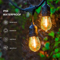 5M 10M Waterproof Outdoor LED String Lights Commercial Grade E27 Bulbs Street Garden Patio Backyard Holiday party String Lights