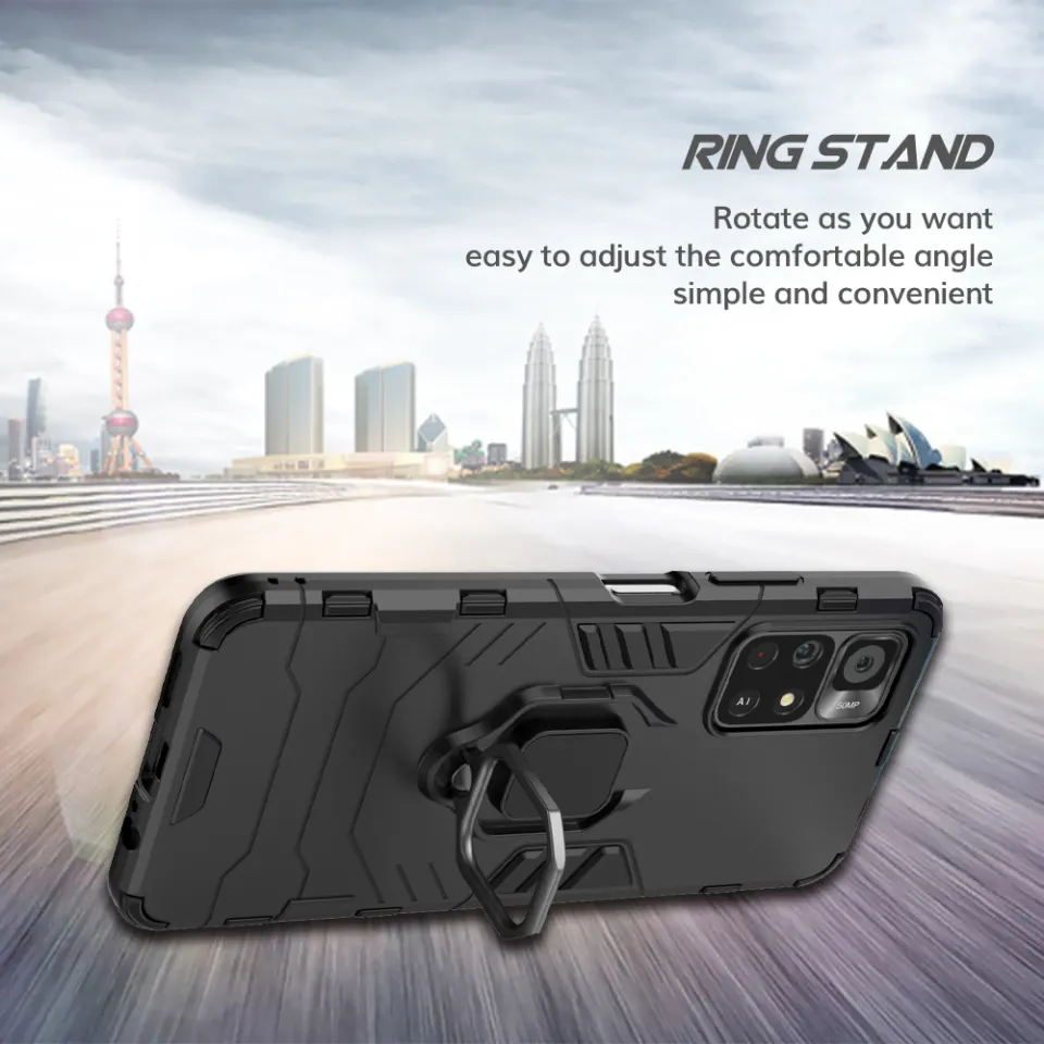 For Xiaomi Poco M6 Pro 5G Case Anti-knock Armor Magnetic Suction Stand Full  Back Cover For Poco M6 Pro 5G Case For Poco M6 Pro