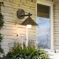 ASCELINA American Retro Outdoor Wall Lamp Vintage Wall Lamps Exterior Wall Scone Waterproof Courtyard Balcony Aisle Wall Lights