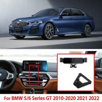 ที่ติดโทรศัพท์ในรถยนต์ยึดสำหรับ BMW 5 6 Series GT 2010-2016 2017 2018 2019 2020 2021 2022อุปกรณ์เสริมรถยนต์ตัวยึดระบบนำทาง GPS