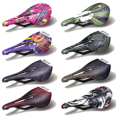 【LZ】❐❈™  PU Couro Bicicleta Saddle Mountain Road Bike Seat Gel Cheio Ciclismo Almofada Confortável à prova de choque MTB