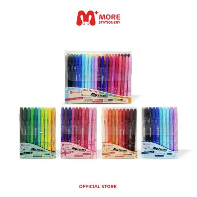 DONG-A (ดองอา) ปากกาสี 2 หัว My Color 2 รุ่น limited edition Hello Season LMT10, LMT40 (เซ็ท 10 สี และ 40 สี)