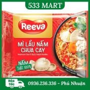 GÓI LẺ Mì Reeva Mì chay lẩu nấm chua cay 85g