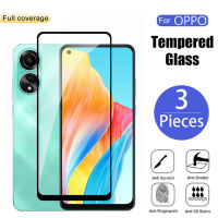 3-1ชิ้นกระจกนิรภัยใสสำหรับ OPPO A98 A78 A58 58 A 98 A 78 Oppo A78 4G 5G 2023 3D HD ฟิล์มกันรอยป้องกันเต็มพื้นที่ของหน้าจอกันรอยขีดข่วนฟิล์มป้องกันกระจกใส