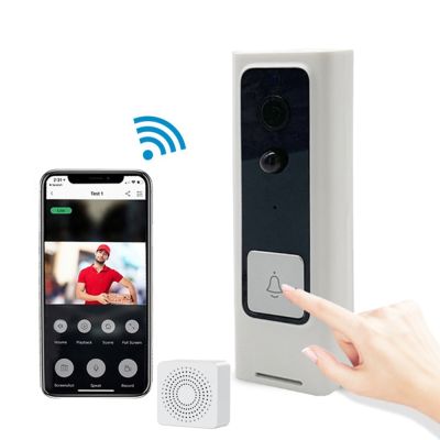 【LZ】 Smart WIFI Doorbell Wireless Battery Powered Video Intercom Home Security Camera PIR Motion Door Bell Baby Monitor Night Vision
