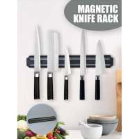 ที่เก็บมีด แถบแม่เหล็กเก็บมีดติดผนัง ที่เก็บมีดทำครัว ติดผนัง Magnetic Knife Rack ขนาด 5 x 1.3 x 33 ซม. เครื่องครัว มีดทำครัว