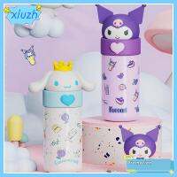 XIUZH ของขวัญสำหรับเด็ก Kuromi/Melody/Cinnamoroll เหล็กไร้สนิม สาวน่ารักๆ แก้วเก็บความร้อน350มล. ถ้วยถ้วยน้ำ ขวดสูญญากาศขวด ขวดน้ำน้ำ