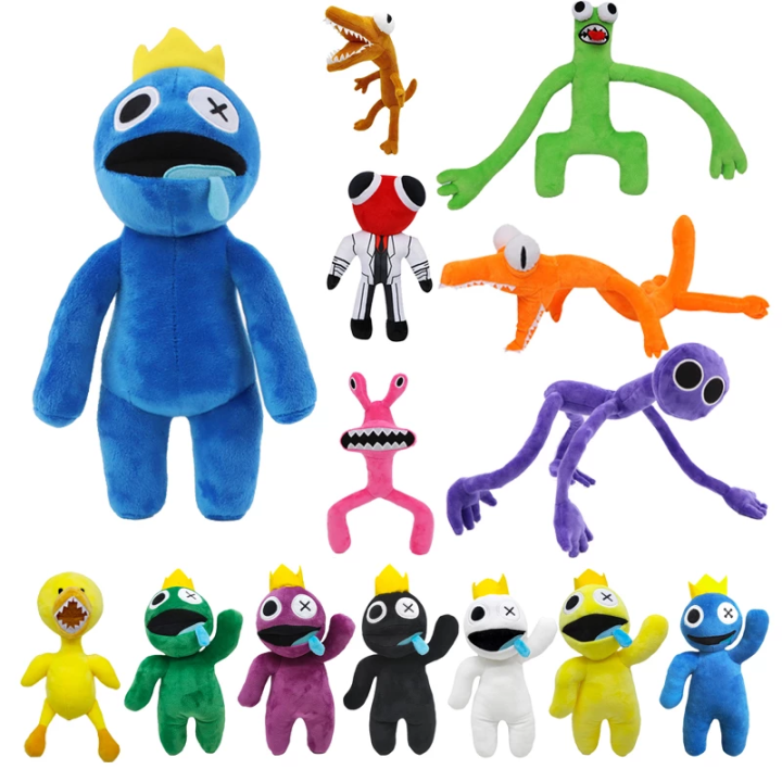 Coloring blue drool and his friends/Rainbow friends baby,kawaii