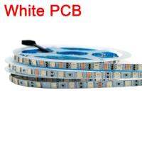 6mm Width FPCB SMD 5050 RGB LED Strip IP20 Non-Waterproof 5M 300LED DC5V 12V 24V RGB Flexible LED Light Strips Black White PCB