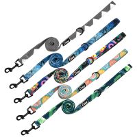 【LZ】 Heavy Duty Dog Leash Rope Nylon Printed Pet Dogs Walking Lead Leashes 120cm For Small Medium Large Dogs Cat Chihuahua Pitbull