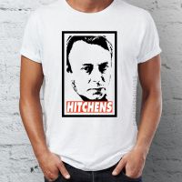 Graphic Tees Mens T Shirt With Christopher Hitchens Cotton Fabric Crew Neck Designer Tshirts For Male Basic