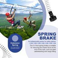 Zipline Spring Brake 165cm Stainless Steel Zip Line Spring Brake Heavy Duty Zipline Brake Speed Reducer Spring Brake