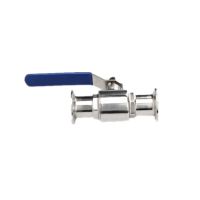 1" 25mm 304 Stainless Steel Sanitary Ball Valve 1.5" Tri Clamp Ferrule Type For Homebrew Diary Product