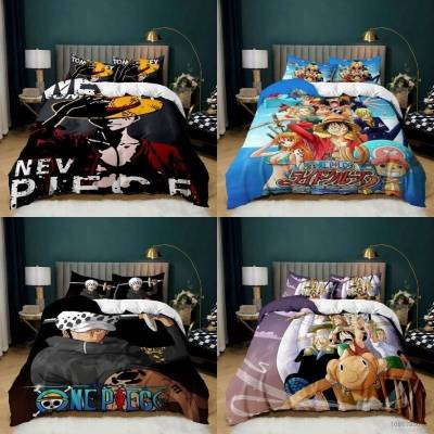 HZ One Piece 3in1 Bedding Set Bed Sheet Quilt Cover Home Bedroom Washable Comfortable Dormitory Suit ZH