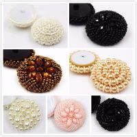 1651422   The new grade cloth beads buttons  coats sweaters  DIY handmade buttons  fabric button  Clothing accessories Haberdashery