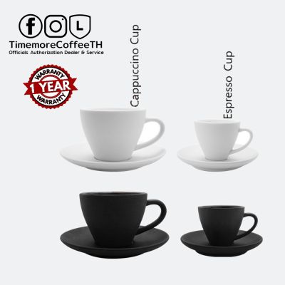 Timemore แก้วกาแฟเซรามิคพร้อมจานรอง (Coffee Ceramic Cup)