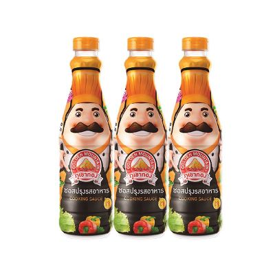 สินค้ามาใหม่! ภูเขาทอง ซอสปรุงรสอาหาร 700 มล. x 3 ขวด Golden Mountain Cooking Sauce 700 mlx3 ล็อตใหม่มาล่าสุด สินค้าสด มีเก็บเงินปลายทาง