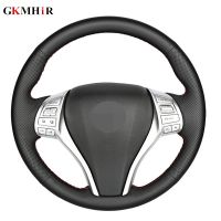 Artificial Leather Car Steering Wheel Cover for Nissan Teana Altima 2013-2016 X-Trail QASHQAI Rogue 2014-2016 Sentra Tiida Steering Wheels Accessories