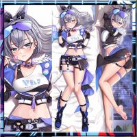 Hongkai Star Rail March 7 และ Silver Wolf ปลอกหมอน Dakimakura Peach Skin 2way Jananese ปลอกหมอนการ์ตูน