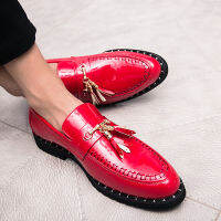 CrayT รองเท้าหนัง Gents อาหารค่ำรองเท้าใส่พักผ่อนรองเท้าชุดเดรส Luxury ยี่ห้อ SLIP - ON size 37-44 รองเท้าสำหรับชายรองเท้าทางการธุรกิจ Man PARTY