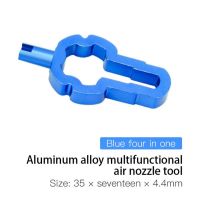 4 In 1 Bike Valve Core Wrench Multifunctional Tire Nozzle Wrench Bicycle Valve Installation Removal Spanner Bike Repair Tools