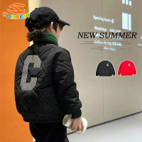 HOBIBEAR childrens padded clothes winter baseball jacket Boys and girls Korean fashion padded casual jacket oig