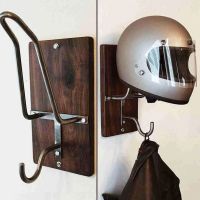 【YF】 Helmets Display Holder 180 Degree Motorcycle Helmet Rack Keys Coats Hook for Motorbike Coat Cap Baseball and Rugby