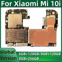 128กิกะไบต์256กิกะไบต์เมนบอร์ด PCB โมดูลสำหรับ Xiaomi Mi 10i 5กรัมเมนบอร์ด MB เดิมปลดล็อคกระดานหลัก MIUI OS สนับสนุนปรับปรุง