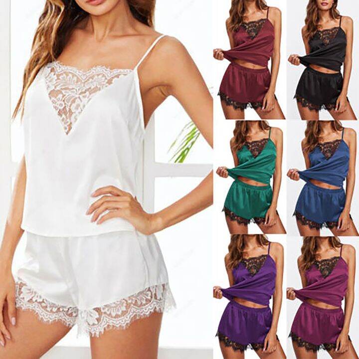 jh-ladies-women-shorts-sets-satin-lace-sleepwear-lingerie-2pcs-elastic-lace-suspender-shorts-sleepwear-sexy-strap-pajama-set