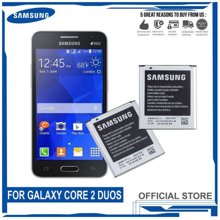 For Samsung Galaxy Core 2 Duos Battery Original Model Eb585157lu