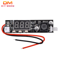 Diymore DC12V ขนาดเล็ก2-3ลวดพัดตัวควบคุมอุณหภูมิความเร็วการแสดงผลดิจิตอลรองรับพัดลมอินพุตสายสีแดงและสีดำในปัจจุบัน0.2 2A