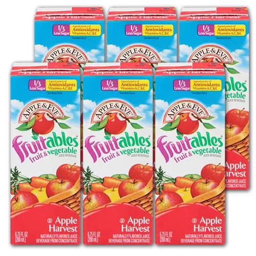 Apple & Eve Fruitables Apple Harvest Juice Drink 6 Pack (200ml per pack