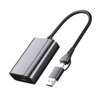 Video Capture Card 1080P 60hz HDMI to USB/USB Type C HDMI Female Cable Adapter Video Grabber Box For MacBook Huawei PC Camera Adapters Cables