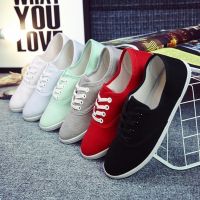 CODiy085671 Women Canvas comfortable flat Shoes Kasut Sukan Wanita Casual Sport Shoes