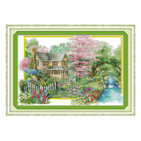 Joy Sunday Cross Stitch การออกแบบลวดลาย,DIY 14CT 11CT ภาพเขียนทัศนียภาพผ้าขาวรูปแบบข้ามเย็บปักถักร้อยเย็บปักถักร้อยชุดโรงงานโดยตรง Cross Stitch ชุด Cross Stitch หัตถกรรมผนังตกแต่ง