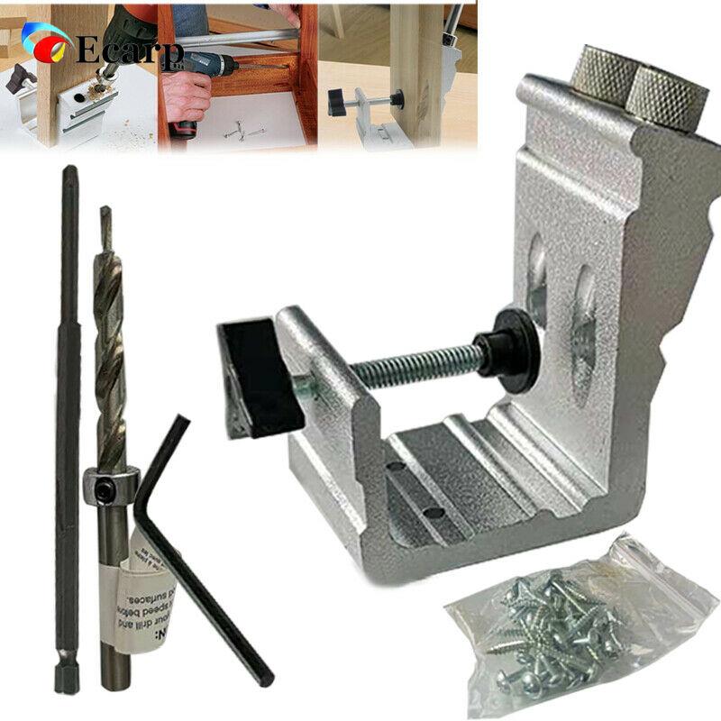 Pocket Hole Jig Kit Tool System Woodworking Screw Drill 850 EZ Heavy Duty UK 
