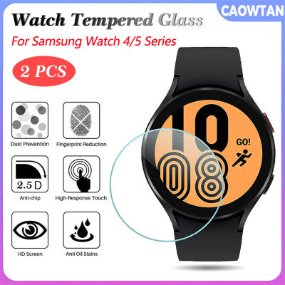 กระจกเทมเปอร์นาฬิกาสำหรับ Samsung Galaxy Watch 4 Classic 42Mm 46Mm HD ป้องกันรอยขีดข่วนสำหรับ Galaxy Watch 4 40 44Mm ฟิล์มสำหรับ Samsung นิรภัย Samsung Galaxy Watch 5/5pro 40Mm 45Mm ฟิล์มนิรภัย