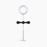 360 degree Magnetic Phone Holder 3 Modes LED Ring Light Round 3 Phones Bracket Table Lamp for Live Stream MakeUp