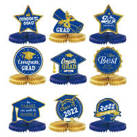 [In stock]2022 เครื่องประดับรังผึ้งสำหรับงานปาร์ตี้ในฤดูกาลรับปริญญา graduation ตกแต่งโต๊ะลูกบอลรังผึ้งสำหรับงานปาร์ตี้จบการศึกษา