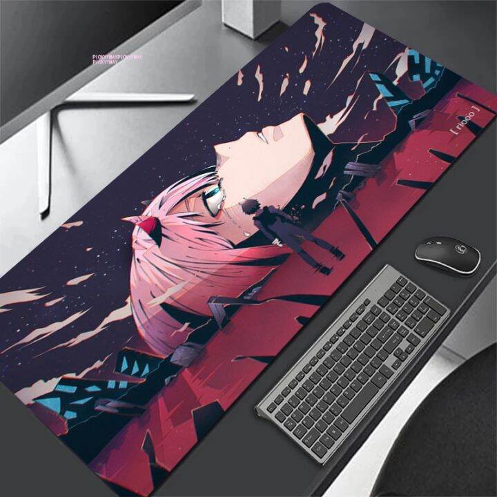 Zero Two Darling ใน The Franxx Gaming Mouse Pad Desktop รักบี้ Gaming Mouse Pad Lazada.co.th