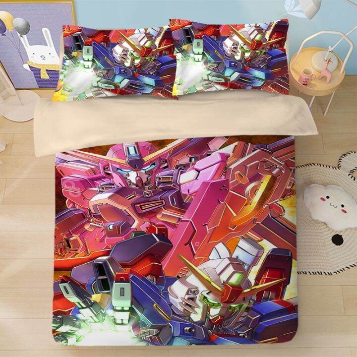 hot-sets-gundams-us-europe-uk-size-quilt-cartoon-piece-bed-cover-duvet-2-3-pieces