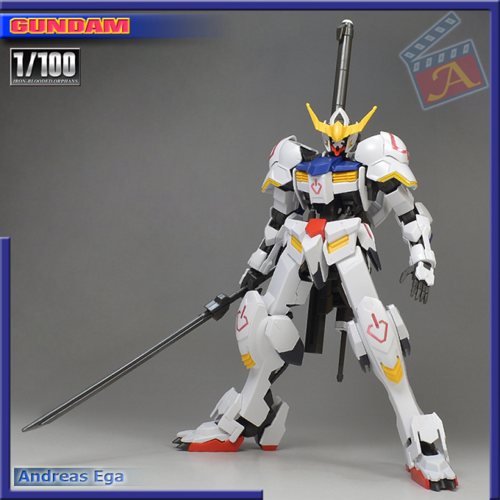 Maquette Bandai MG 1/100 Gundam Barbatos – Montée Et Peinte Au Japon – Occasion