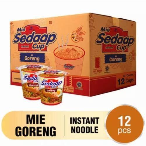 Mie Sedaap Cup Goreng Dus Isi Cup Lazada Indonesia