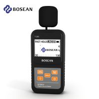 Bosean เครื่องวัดระดับเสียงดิจิตอล30-130dB เดซิเบลเครื่องตรวจจับเสียงรบกวนได้อย่างรวดเร็วช้า DB เสียงเครื่องมือวัดการตรวจสอบเซ็นเซอร์ Sonoms