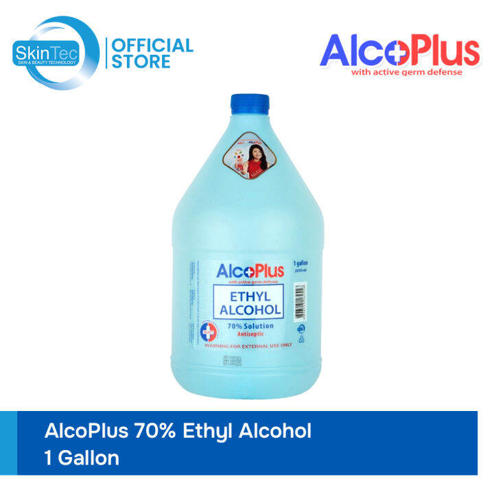 Alcoplus Blue 70% Ethyl Alcohol (1 Gallon) | Lazada PH