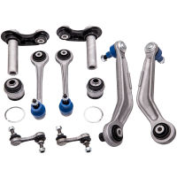 maXpeedingrods แขนควบคุมช่วงล่างสำหรับ BMW 5-Series E39 520d 520i 525i 525d 525td 528i 530d 530i 535i Touring 540i ด้านหน้าด้านหลัง 10 ชิ้น Wishbone Track Tie Rods Kit(SKU# CA-E39-10)