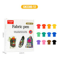 1224 Colors Fabric Markers Pens Permanent Fabric Paint Pen Soft Brush Markers Pen Clothes Canvas T-shirt Shoes Cap DIY Painting