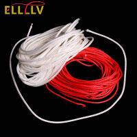 Elllv 5M/pack 1.2mm 1.6mm White Red PE Braided Fishing Line for Jig Hook Rigging Diving Spear Fishing Stainless Steel Wire Core Fishing Lines