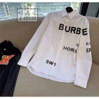 Юใหม่ **BBR** ขายดี เสื้อเชิ้ตแขนยาว สําหรับผู้ชาย และผู้หญิง