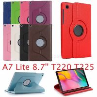 8.7 Coque for Samsung Galaxy Tab A7 Lite 2021 8.7 T220 T225 Case 360 Rotation Smart PU Case for Samsung A7 Lite 8.7 T220 Cover
